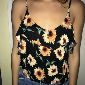 Sunflower tank top